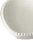 White wooden heart-shaped bobble bowl with smooth finish, handcrafted by Heaven Sends, perfect for decorative or display use.