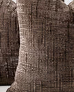 Dark brown chenille rectangle cushion cover from Starlight Express, featuring soft, plush fabric and stylish design.