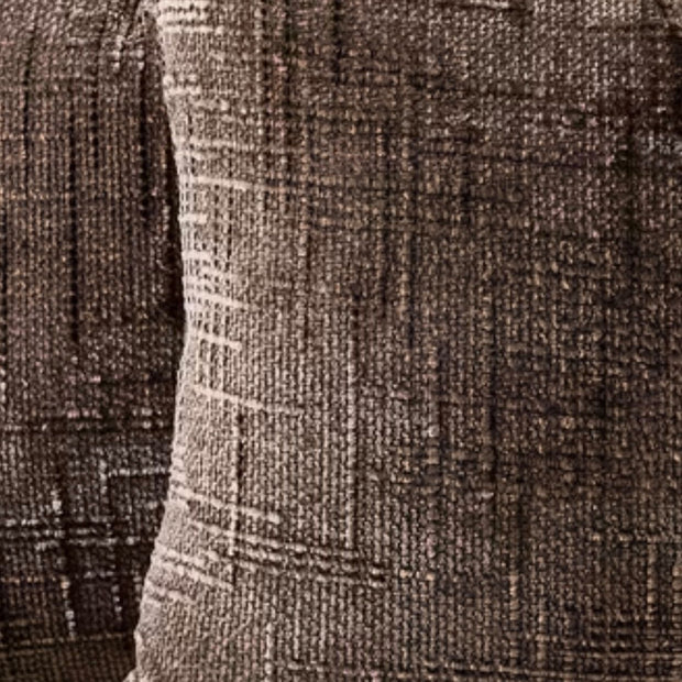Dark brown chenille rectangle cushion cover from Starlight Express, featuring soft, plush fabric and stylish design.