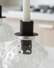 Rustic bottle candle holder insert for home decor, featuring a vintage style from Terrace & Garden Ltd.