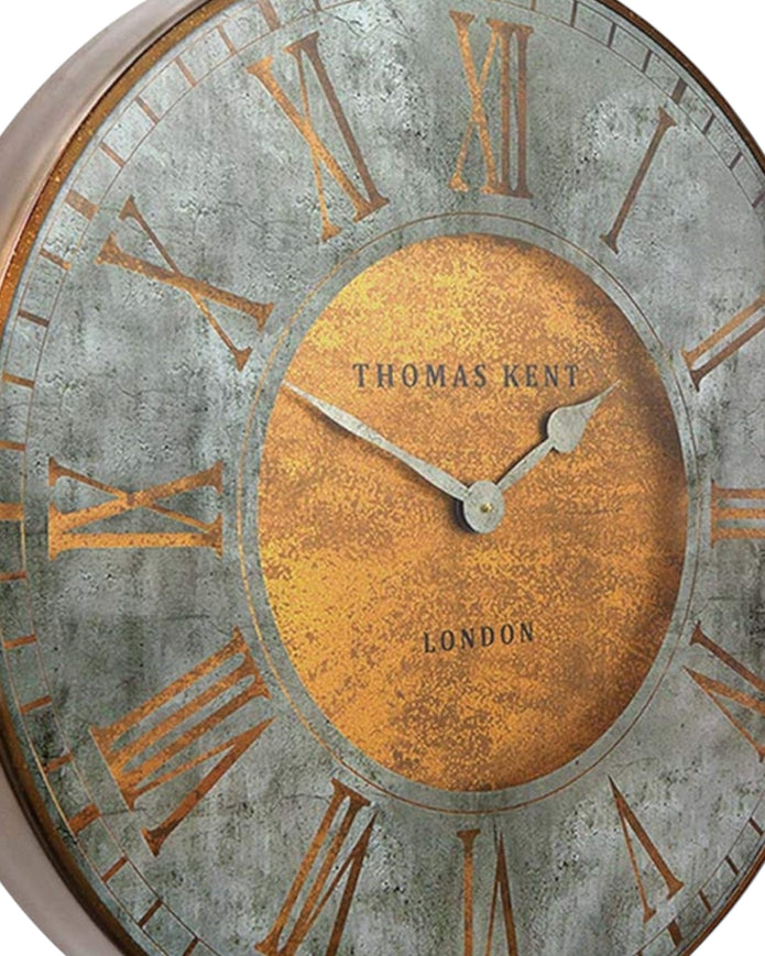 Thomas Kent 21-inch Florentine Star wall clock with a vintage-inspired design, featuring a decorative star pattern and classic finish.