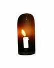 Rustic wall-mounted candle holder from Terrace & Garden Ltd, designed for home decor with a vintage wooden finish.