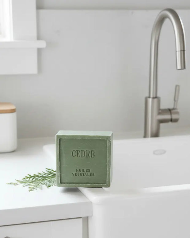 Rustic Cedre soap block from Terrace & Garden Ltd, a home fragrance product with a natural, earthy wooden scent.