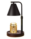 Black Candle Warmer Lamp by Starlight Express, a safe flameless lighting fixture with a sleek design and warm glow.