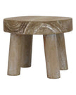 Natural wooden round rustic display riser by Gisela Graham, available in small or large, perfect for home decor and tabletop displays.