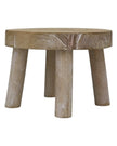 Natural wooden round rustic display riser by Gisela Graham, small or large home decor piece with a smooth finish.