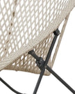 Cream rattan garden furniture set with chair and table from Pacific Lifestyle Ltd, ideal for outdoor patio or garden space.