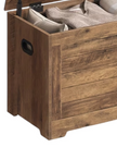 Starlight Express wooden storage trunk with lid, sturdy furniture piece ideal for living room or bedroom organization
