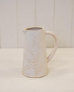 Ceramic Natural Jug With Olive Branch Design