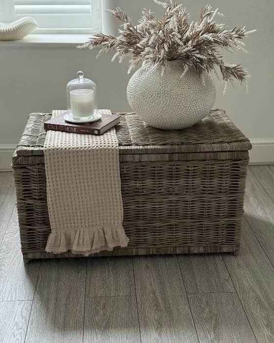 Natural Kubu Rattan Basket Storage Trunks Lulu Loves Home 