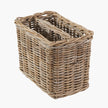 Burley Rattan round magazine rack by Pacific Lifestyle Limited, woven basket design