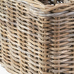 Burley Rattan Round Magazine Rack by Pacific Lifestyle Limited, woven basket design