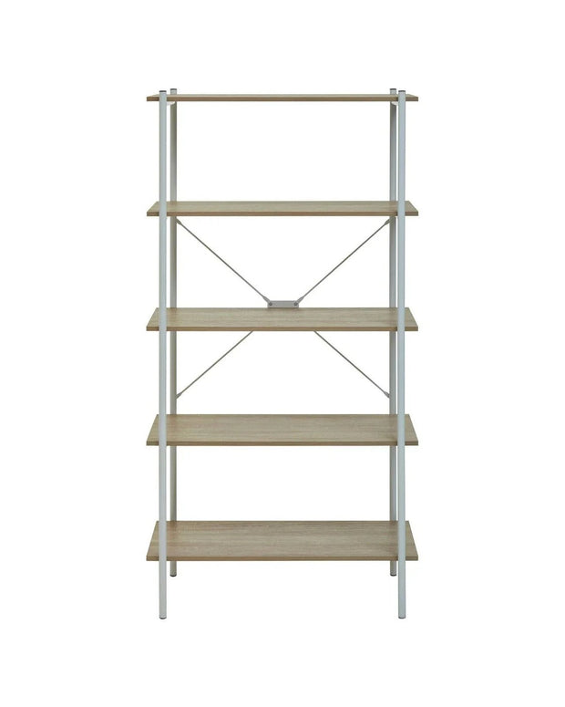 Interiors by Premier Bradbury Five Tier Natural Oak Unit - PRE ORDER FOUR WEEK DELIVERY - Furniture And MirrorsFurniture And Mirrors - Lulu Loves Home