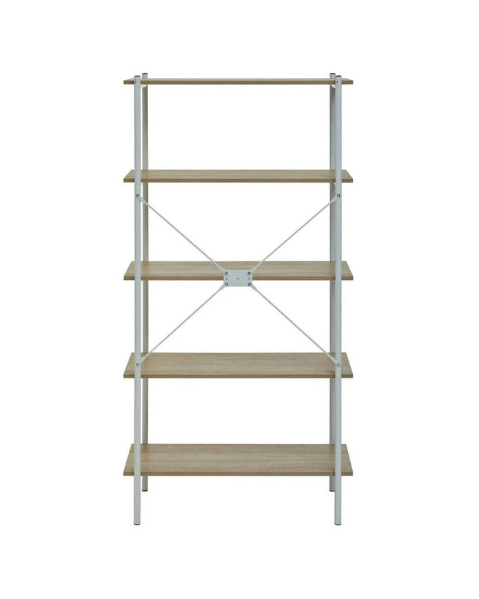 Interiors by Premier Bradbury Five Tier Natural Oak Unit - PRE ORDER FOUR WEEK DELIVERY - Furniture And MirrorsFurniture And Mirrors - Lulu Loves Home