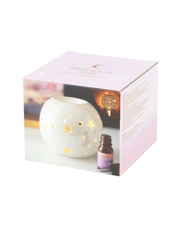 Iridescent Star Oil and Wax Burner