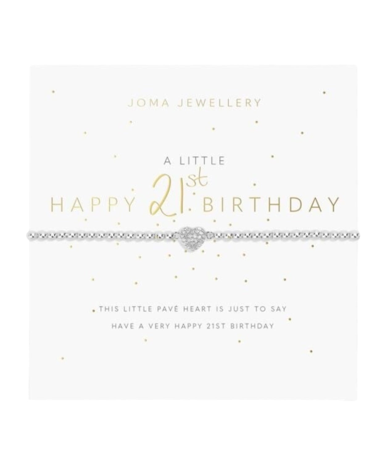 Joma Jewellery, A Little Happy 21st Bracelet