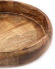 Shallow Wooden Fruit Bowl