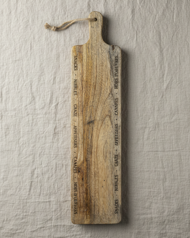 Large Etched  Serving Tapas Board