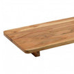 Large mango wood serving board with footed design, ideal for kitchen and dining use by Sifcon.