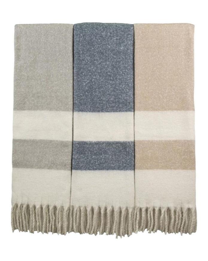Kalix Taupe Blanket Throw