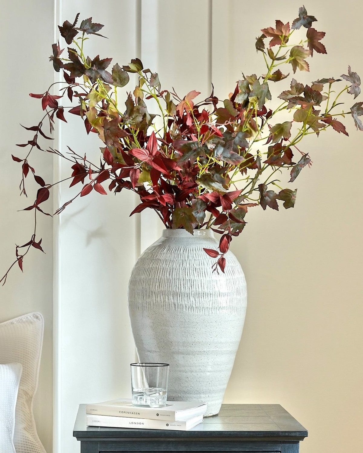 Kemi Olpe White Glazed Vase