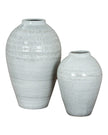 Kemi Olpe White Glazed Vase