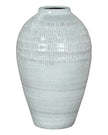 Kemi Olpe White Glazed Vase