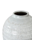 Kemi Olpe White Glazed Vase