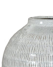 Kemi Olpe White Glazed Vase