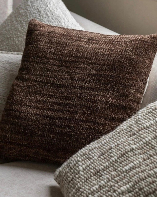 Kendal Chenille Brown Cushion Cover