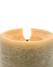 LED Battery Light Up Candle Rustic Olive Green (Set of 3) - CandlesCandles - Lulu Loves Home