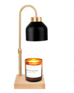 LED Black Candle Warmer Lamp With Shade