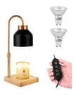LED Black Candle Warmer Lamp With Shade
