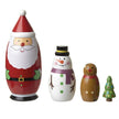 Wooden Christmas Nesting Set