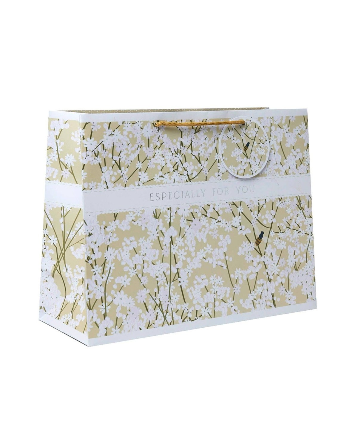 Large Gift Bag - Gypsophila Natural