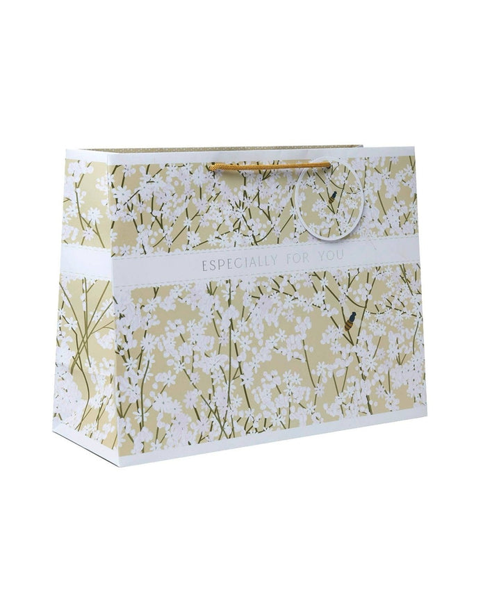 Large Gift Bag - Gypsophila Natural
