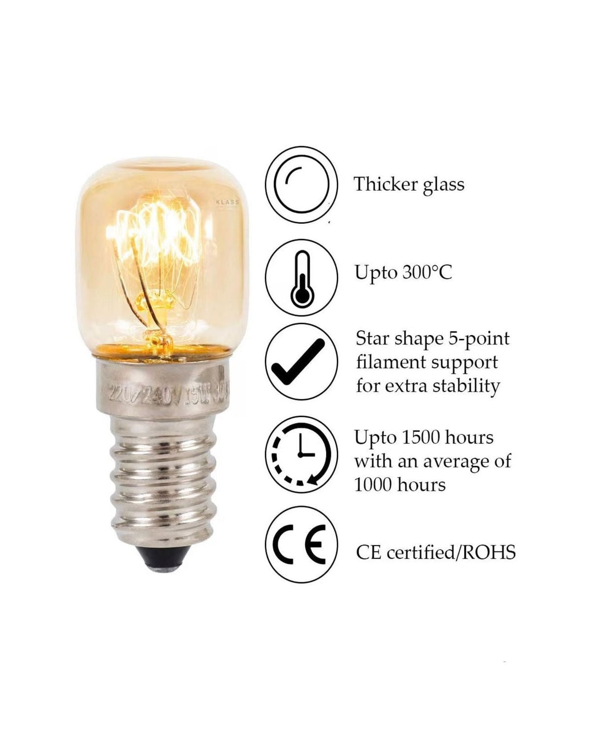 Loire Lamp Lighting Bulb - E14 15w