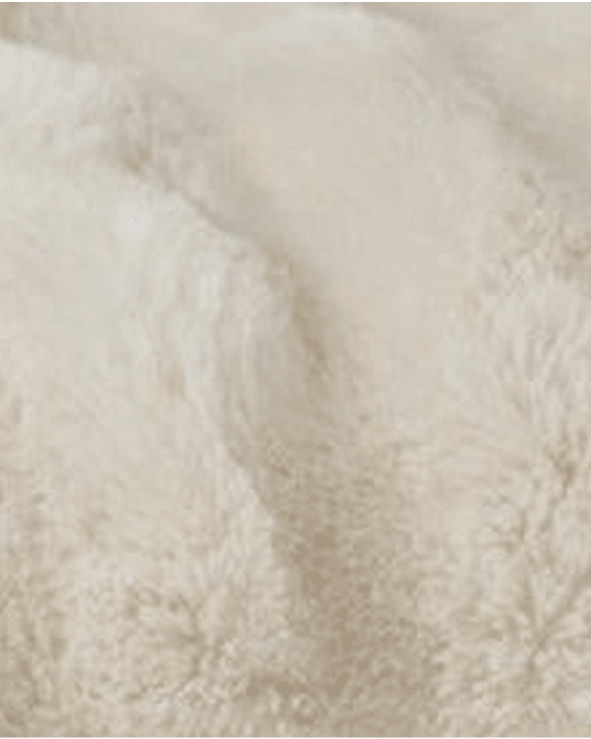 Luxury Ivory Ribbed White Faux Fur Fluffy Throw Blanket