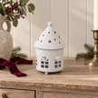 White Rounded Tealight House – styled British country home view