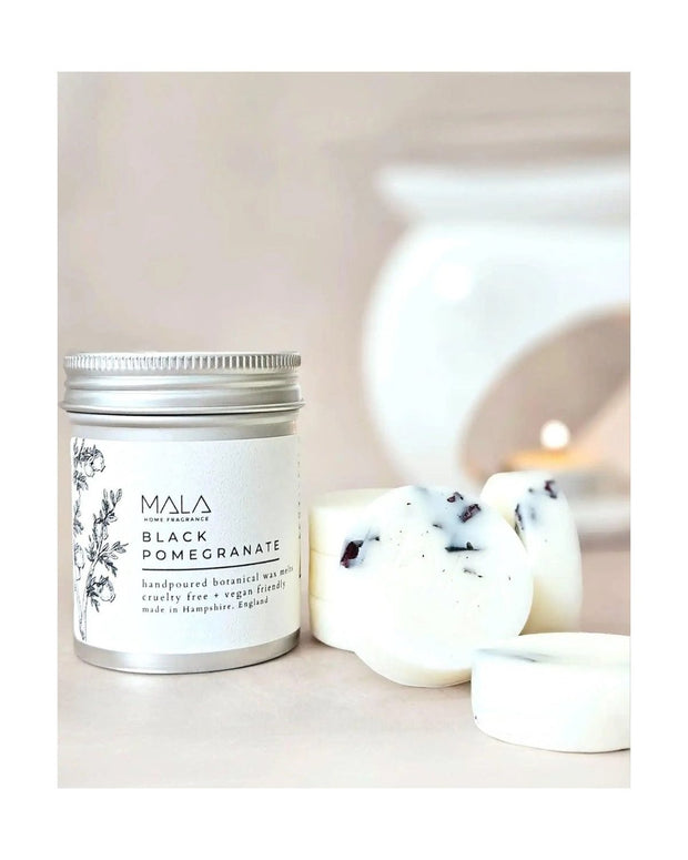 Mala Home Fragrance Luxury Wax Melt Tins - Black Pomegrante - Home FragranceHome Fragrance - Lulu Loves Home