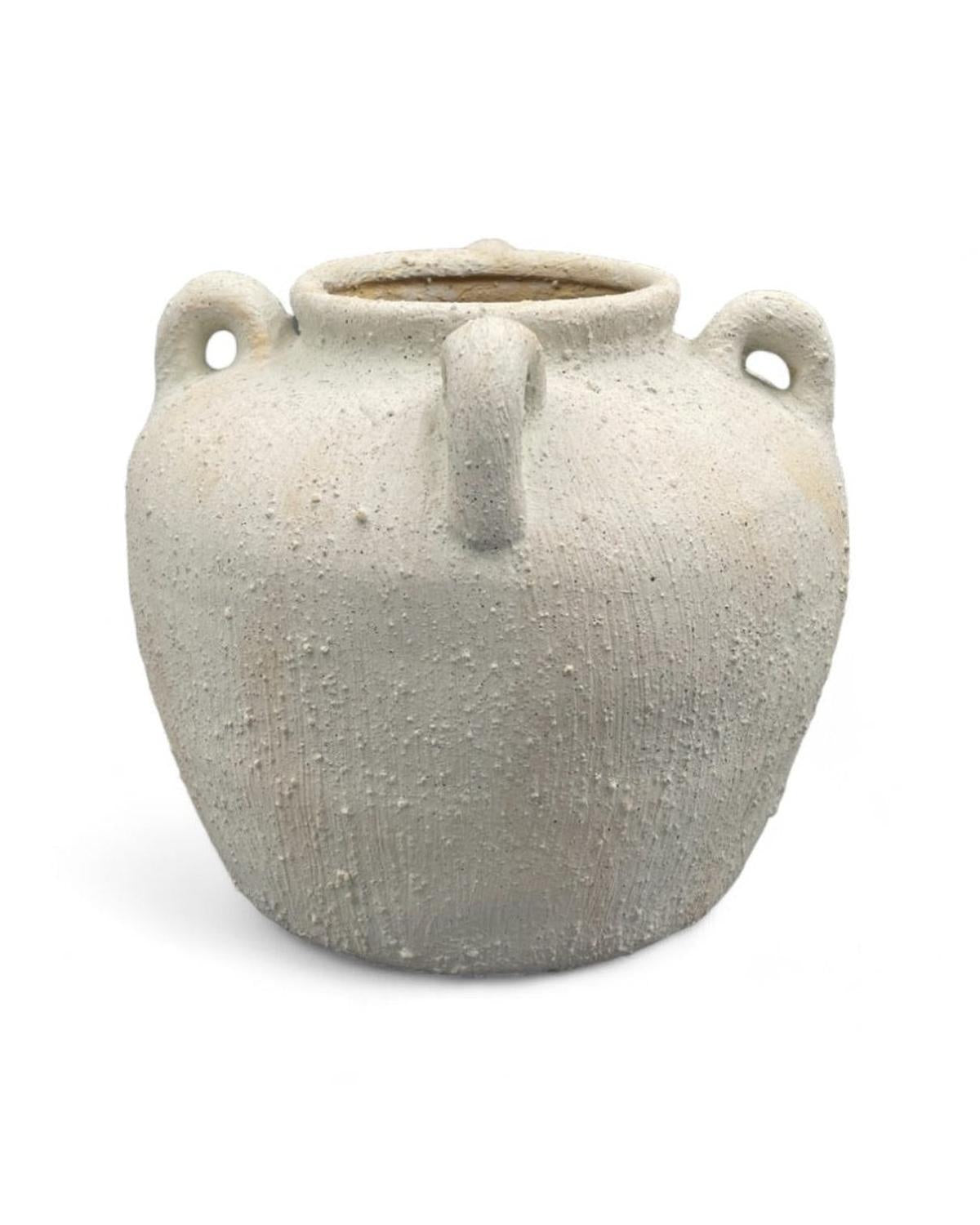 Matt Cream Toby Vase