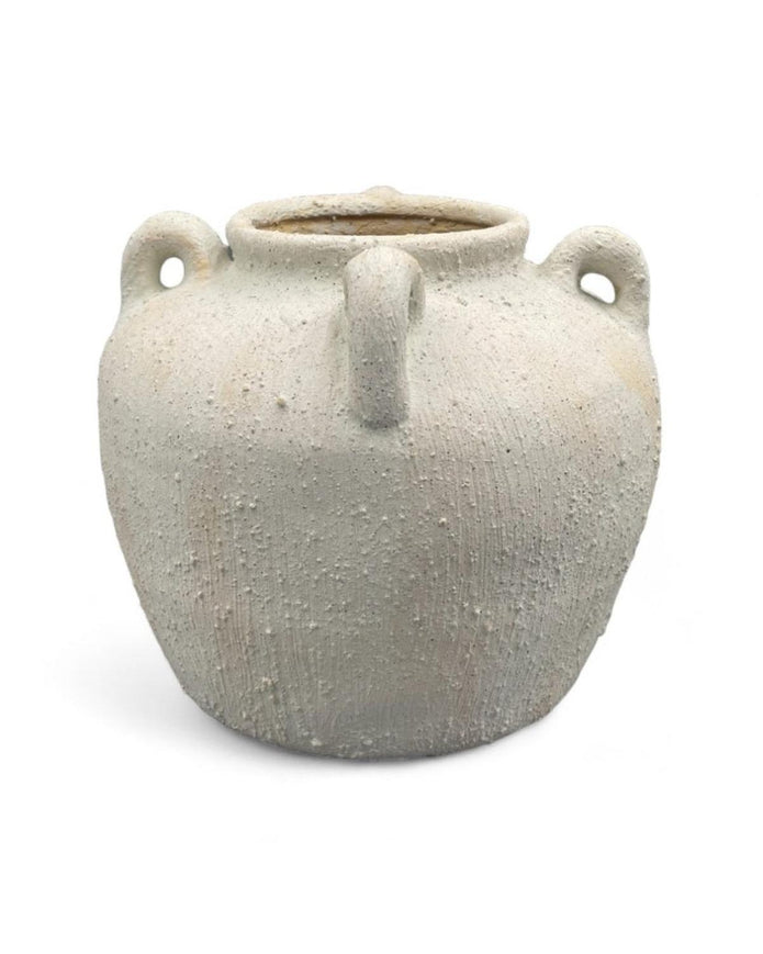 Matt Cream Toby Vase