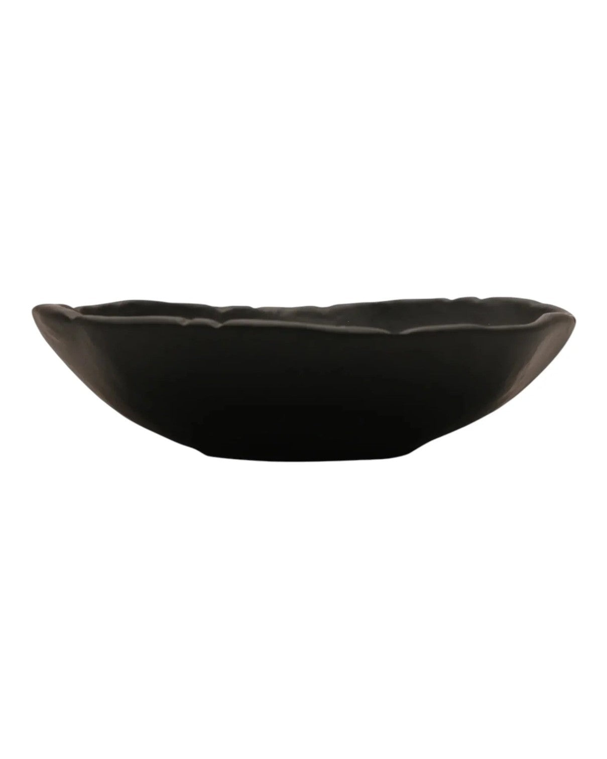 Matte Black Textured Trinket Dish