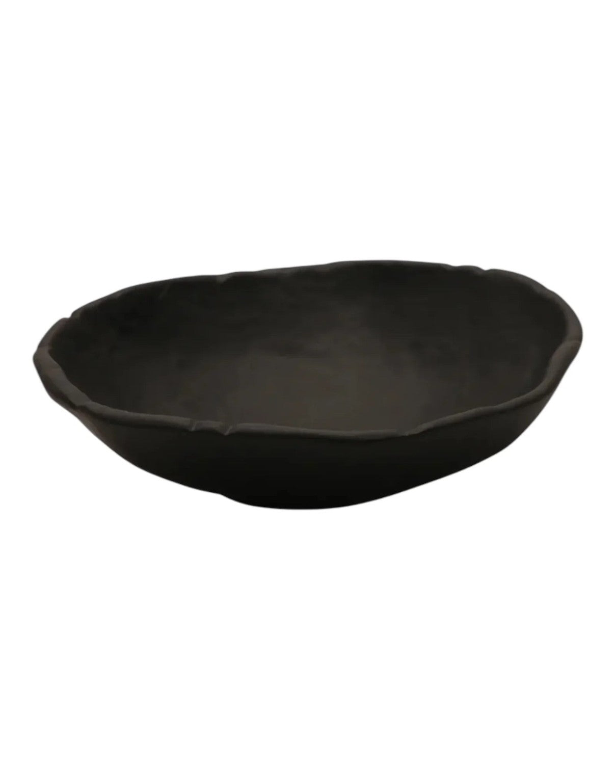 Matte Black Textured Trinket Dish