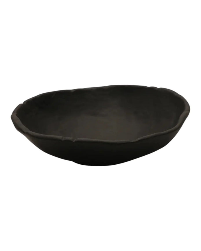 Matte Black Textured Trinket Dish