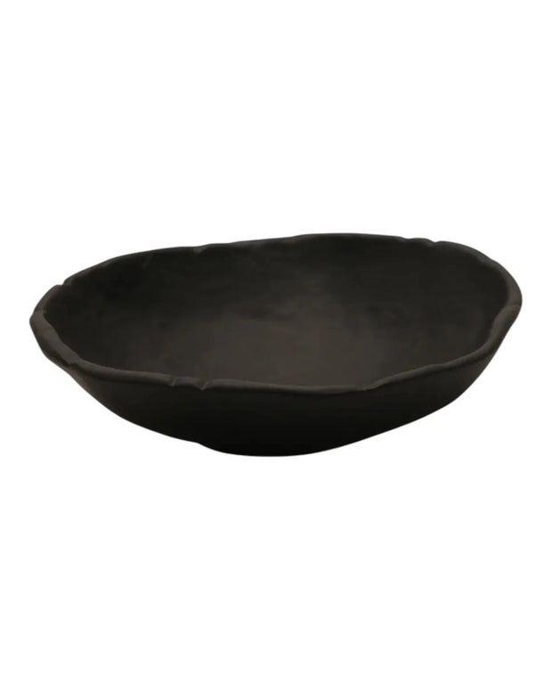Matte Black Textured Trinket Dish