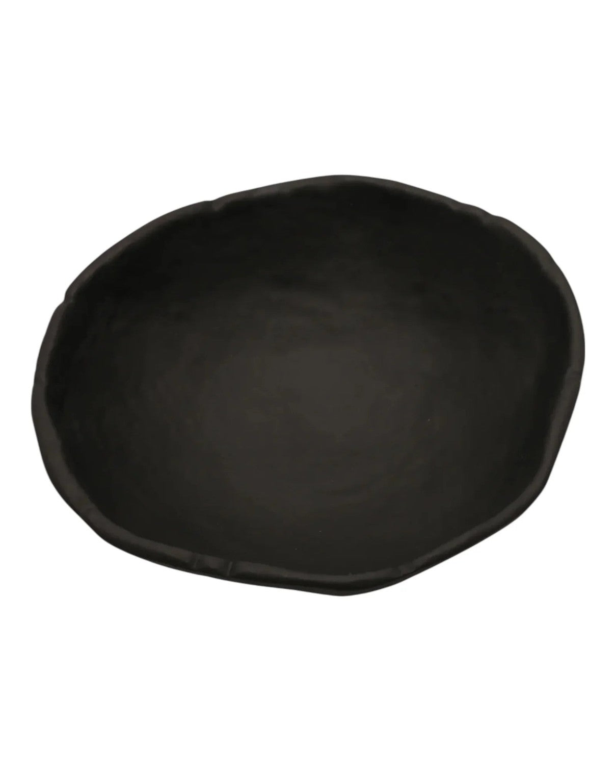Matte Black Textured Trinket Dish