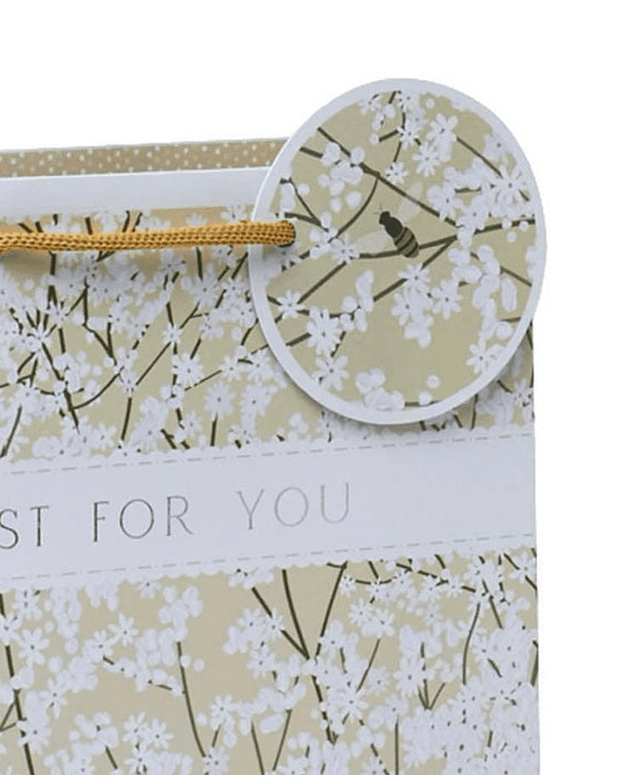 Medium Gift Bag - Gypsophila Natural
