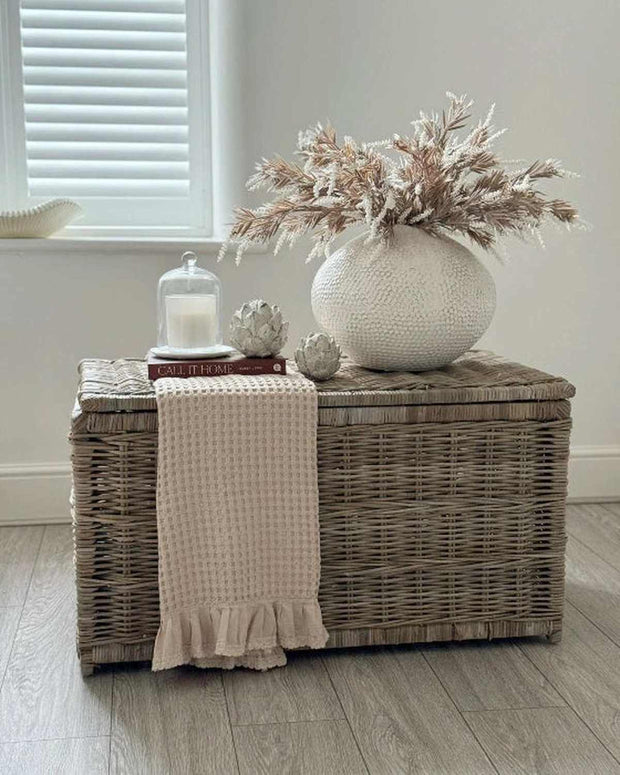 Natural Kubu Rattan Basket Storage Trunks - PRE ORDER SIX WEEK DELIVERY - Furniture And MirrorsFurniture And Mirrors - Lulu Loves Home