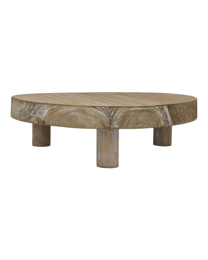 Natural Wooden Round Rustic Display Riser – Small or Large